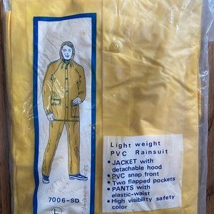 Vintage Rain Suit NWT